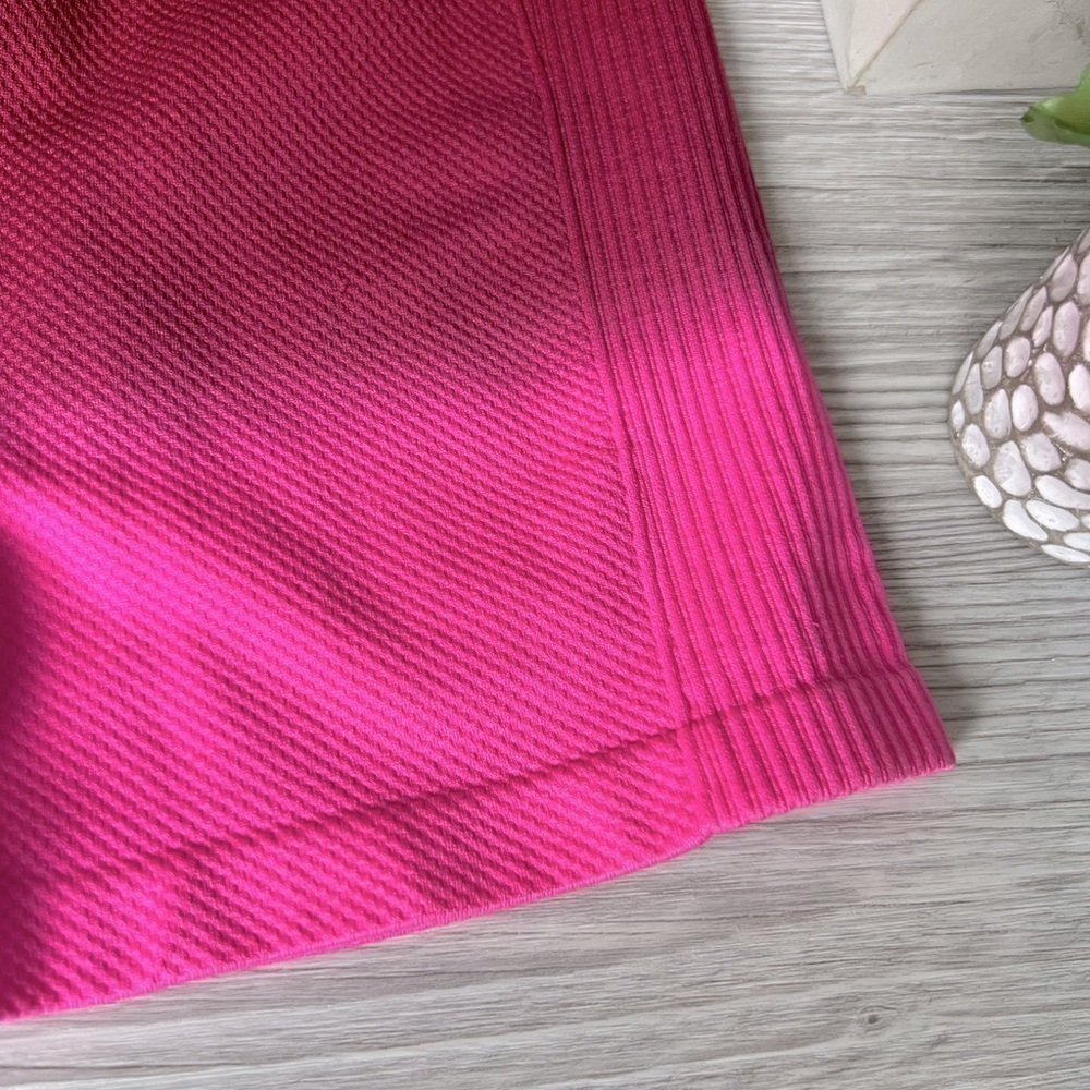 VS PINK ribbed red pink ombre bike shorts size M - Picture 7 of 15